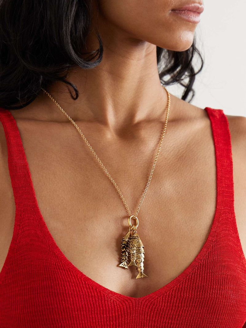 Isabel Marant River gold-tone necklace outlook