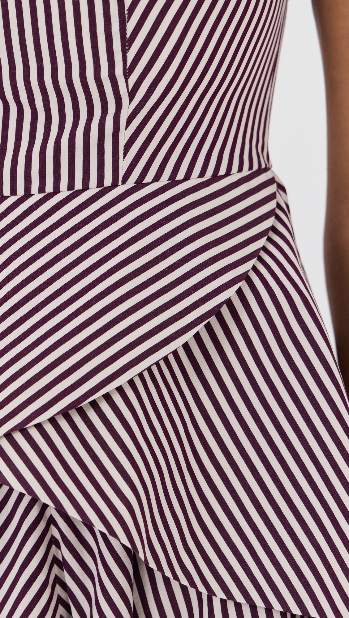 Volans Striped Organic Cotton Petal Top - 5