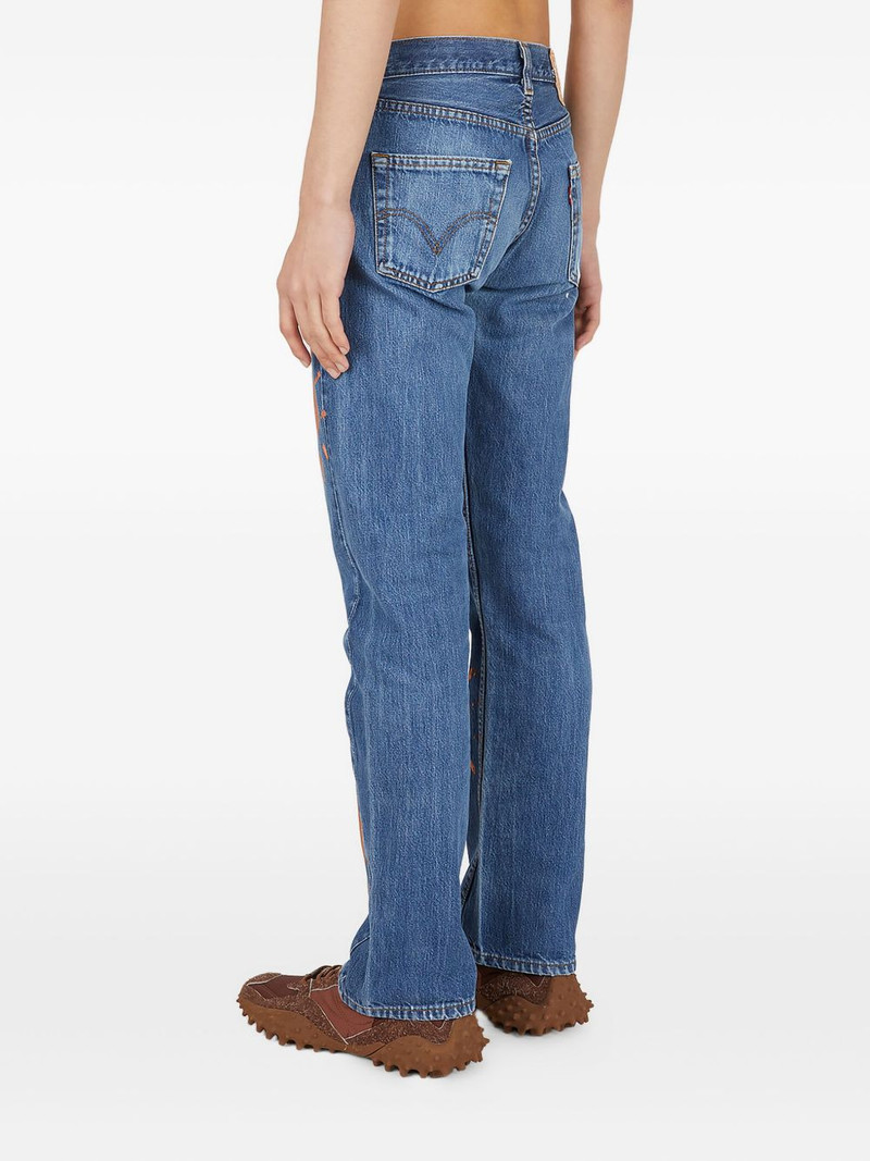 graphic-motif jeans 4