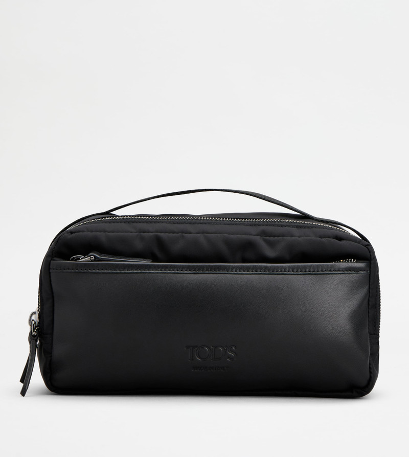 POUCH IN FABRIC - BLACK 1