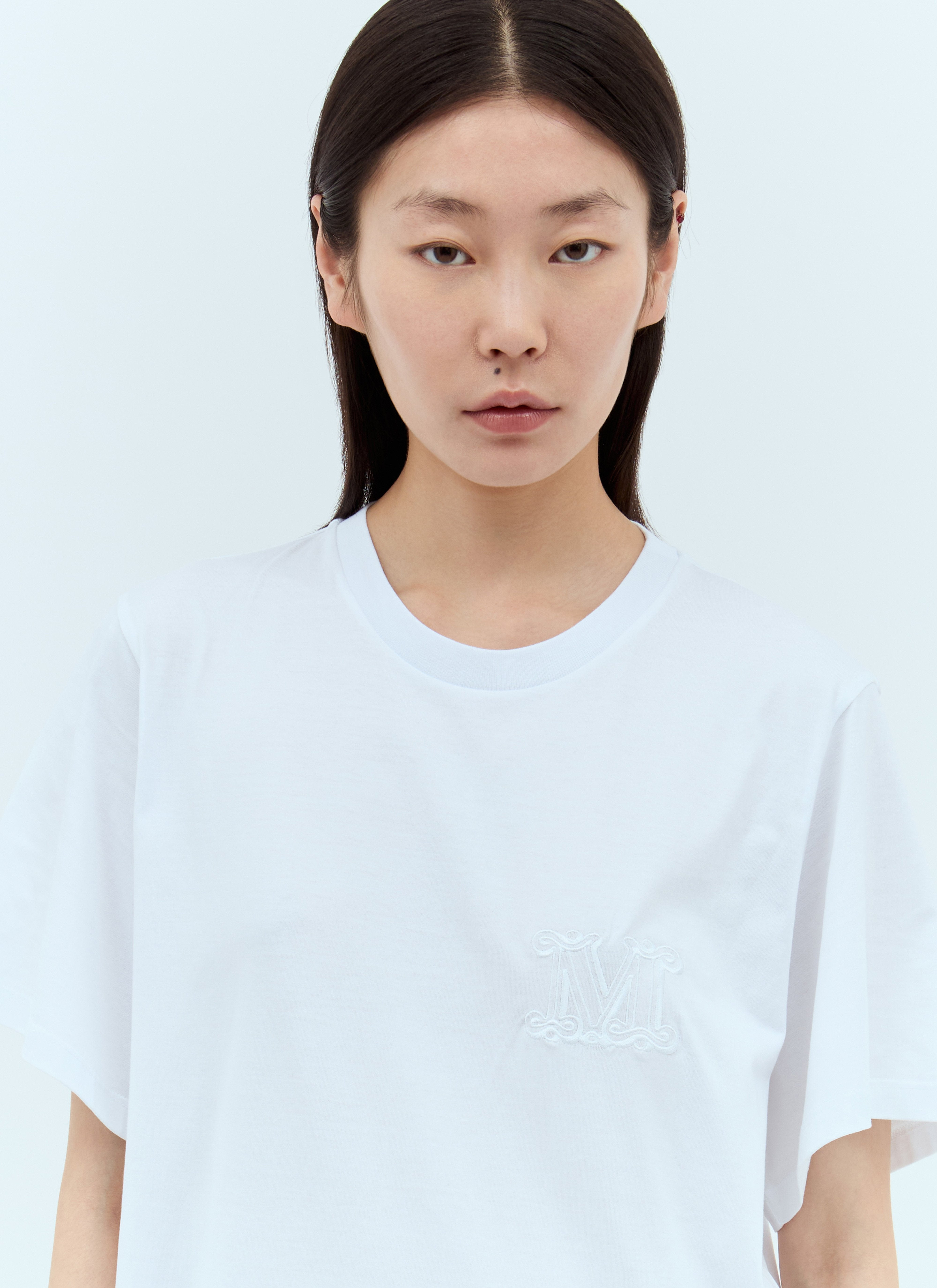 Max Mara Women Logo Embroidery T-Shirt - 3