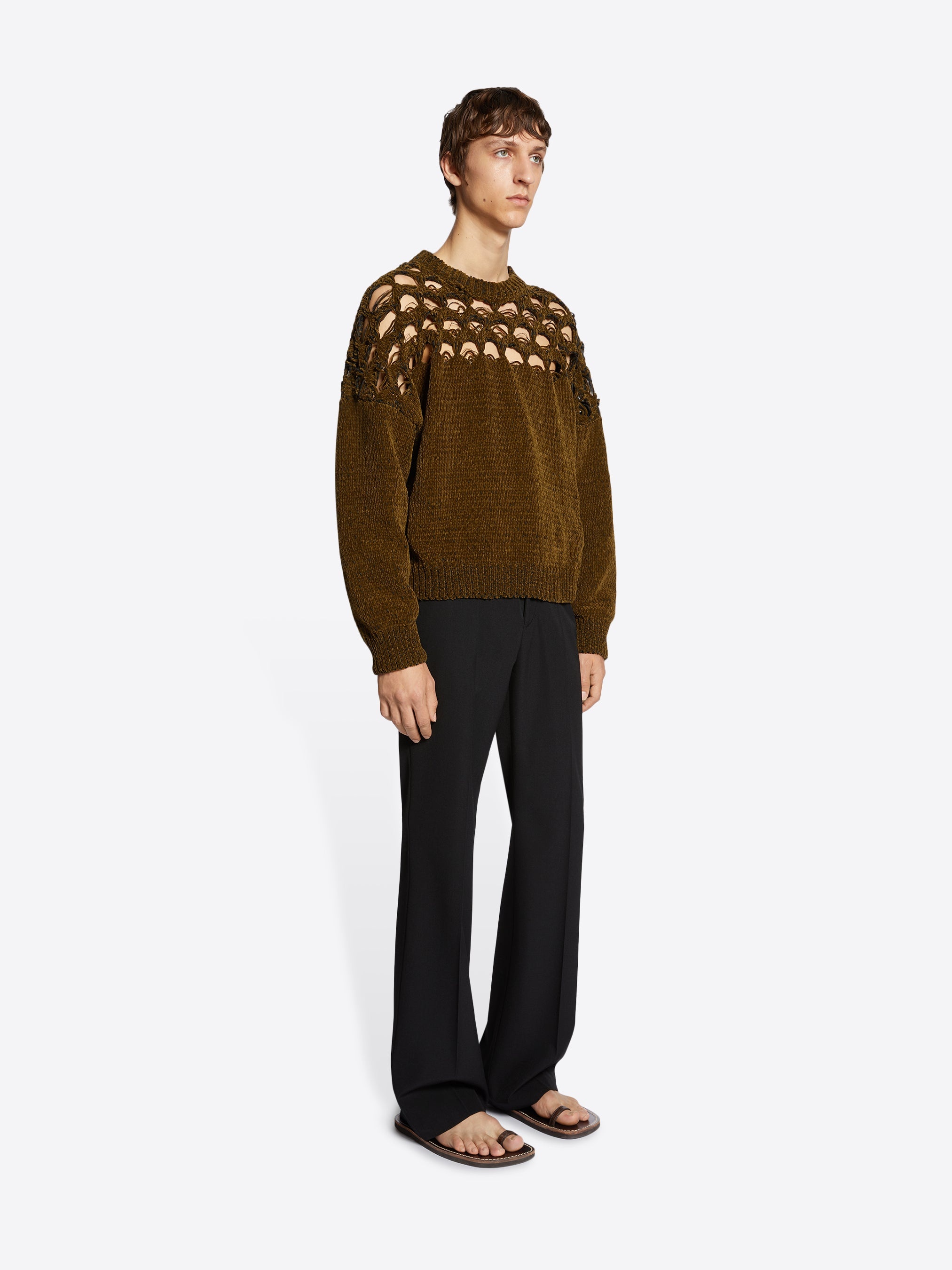OPEN KNIT SWEATER - 3