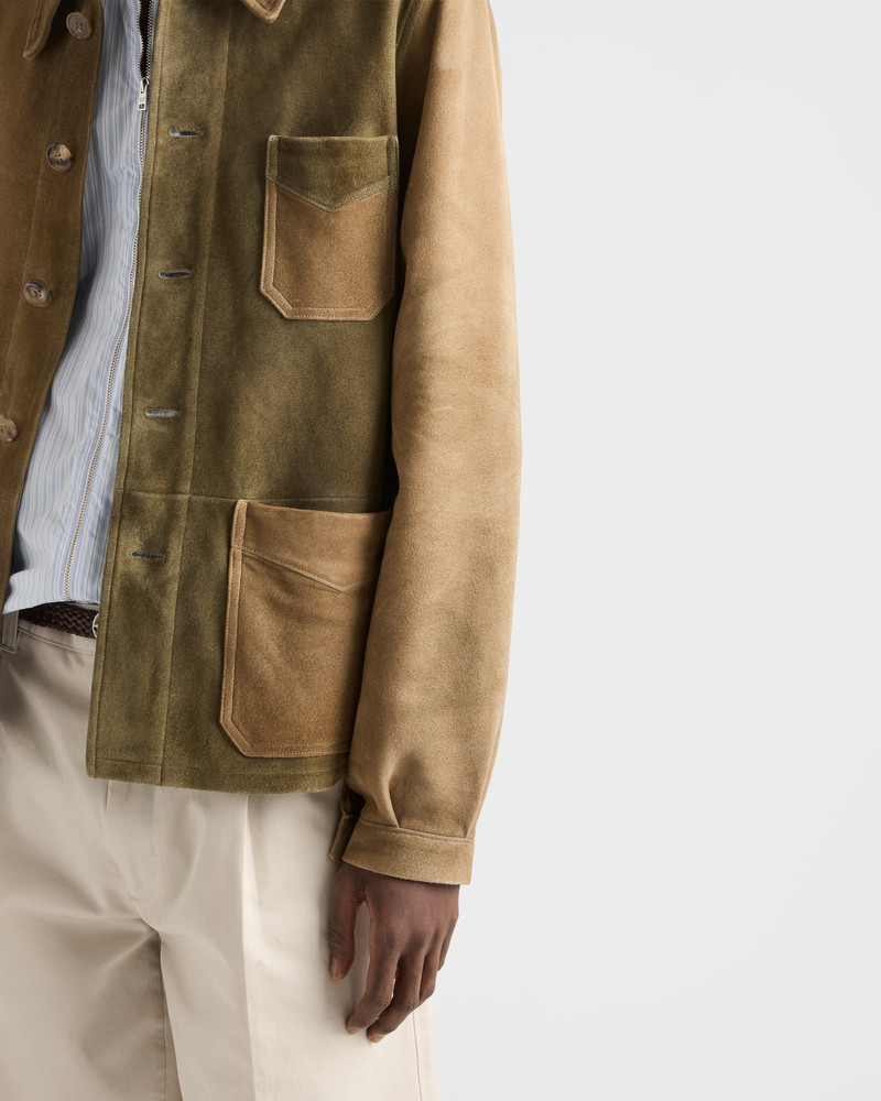 Suede blouson jacket 3