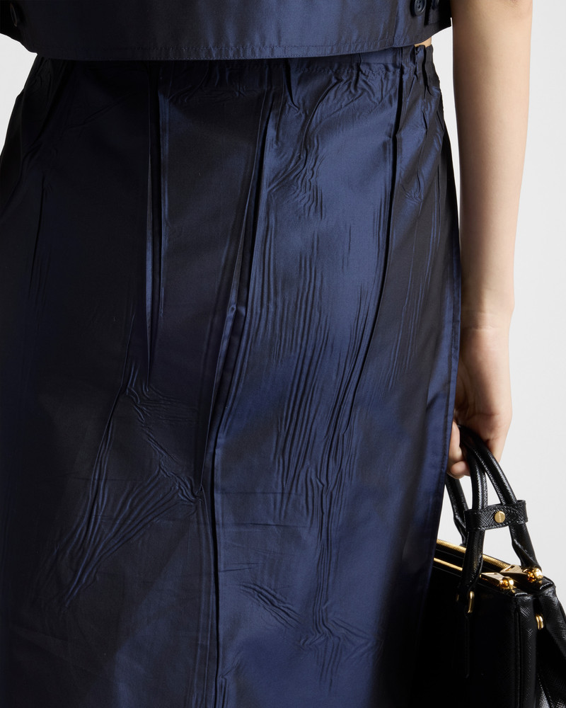 Taffeta midi-skirt 6