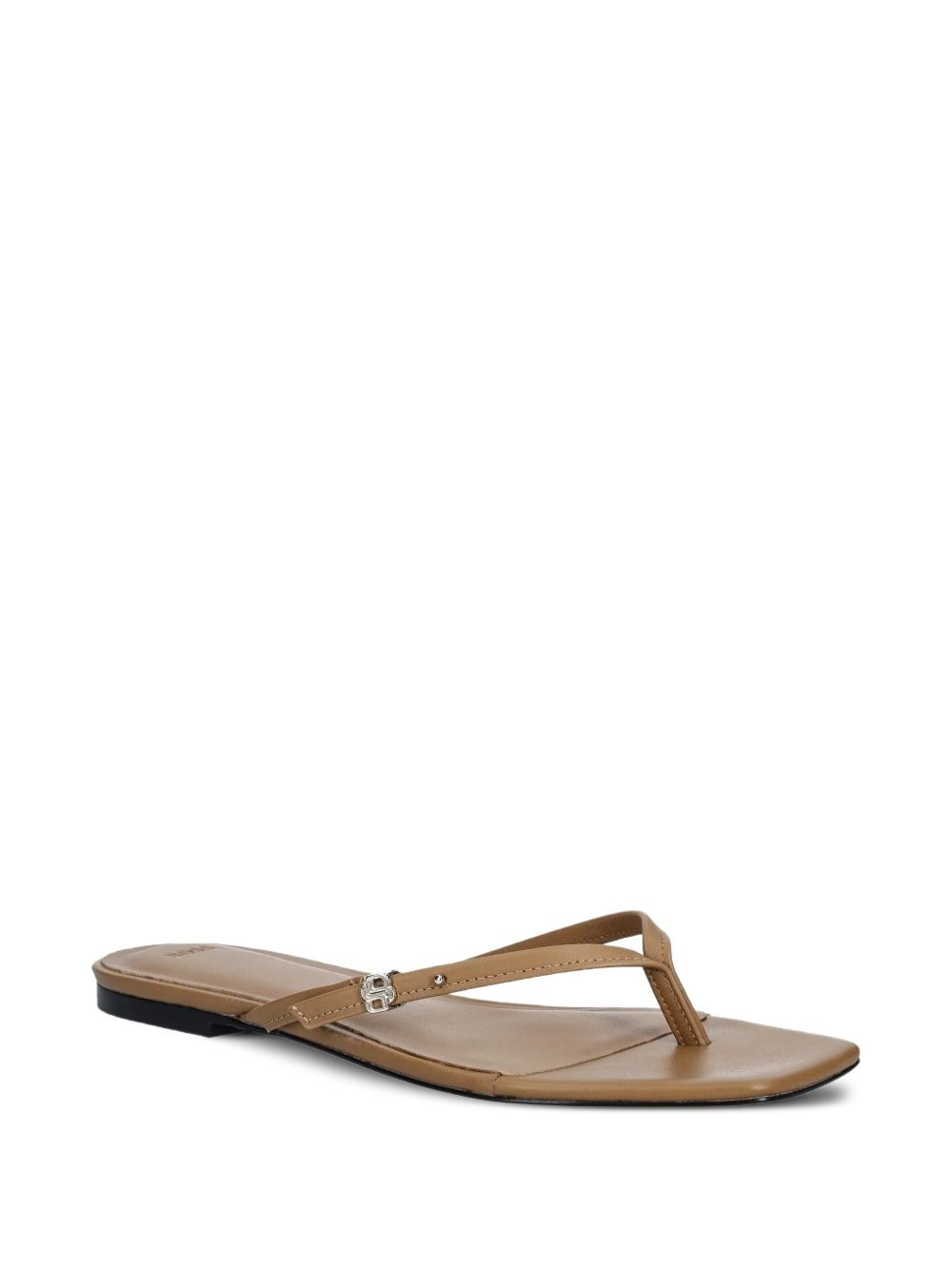buckle-detail square-toe sandals - 2