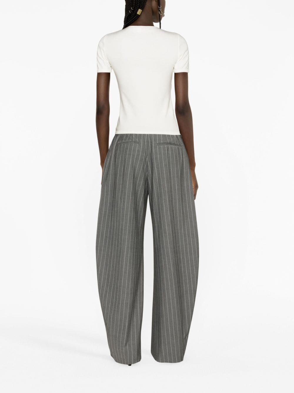 cut-out detailing short-sleeve top - 4