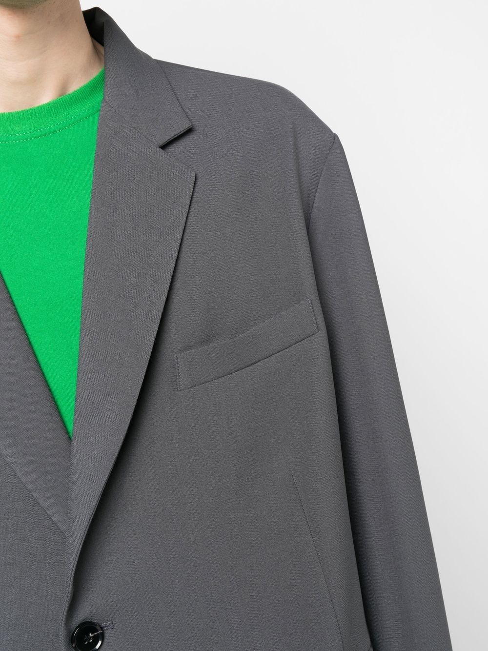 boxy single-breasted blazer - 5