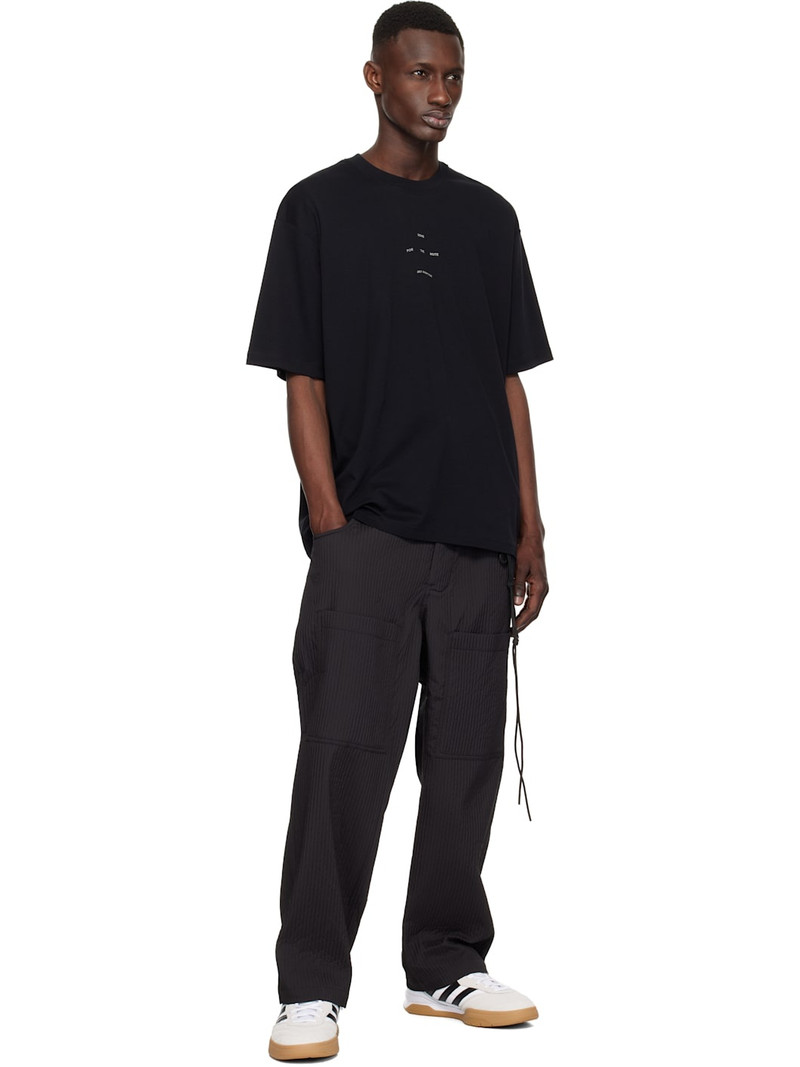 Song for the Mute Black Logo Oversized T-shirt outlook