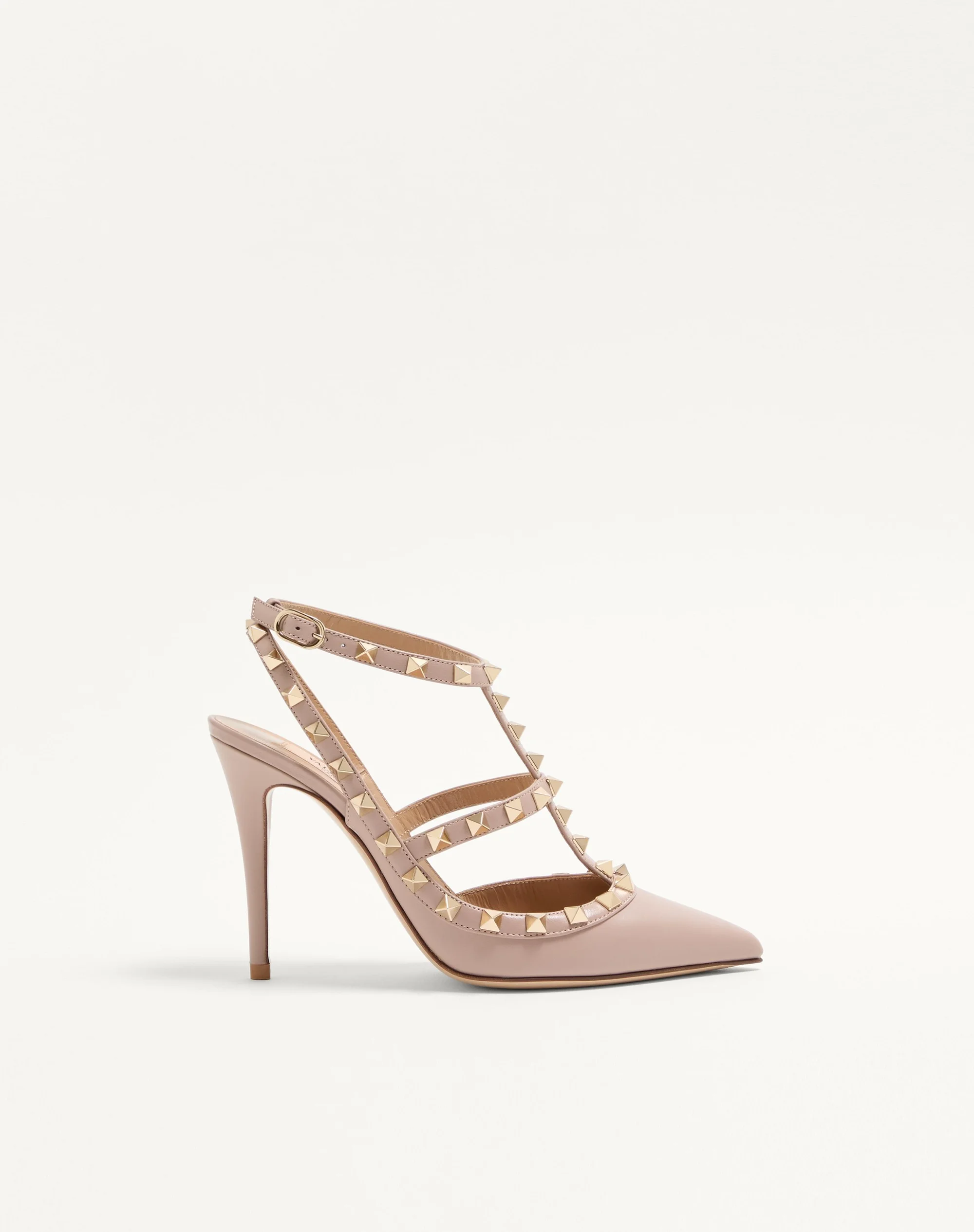 ROCKSTUD ANKLE STRAP PUMP 100 MM - 1