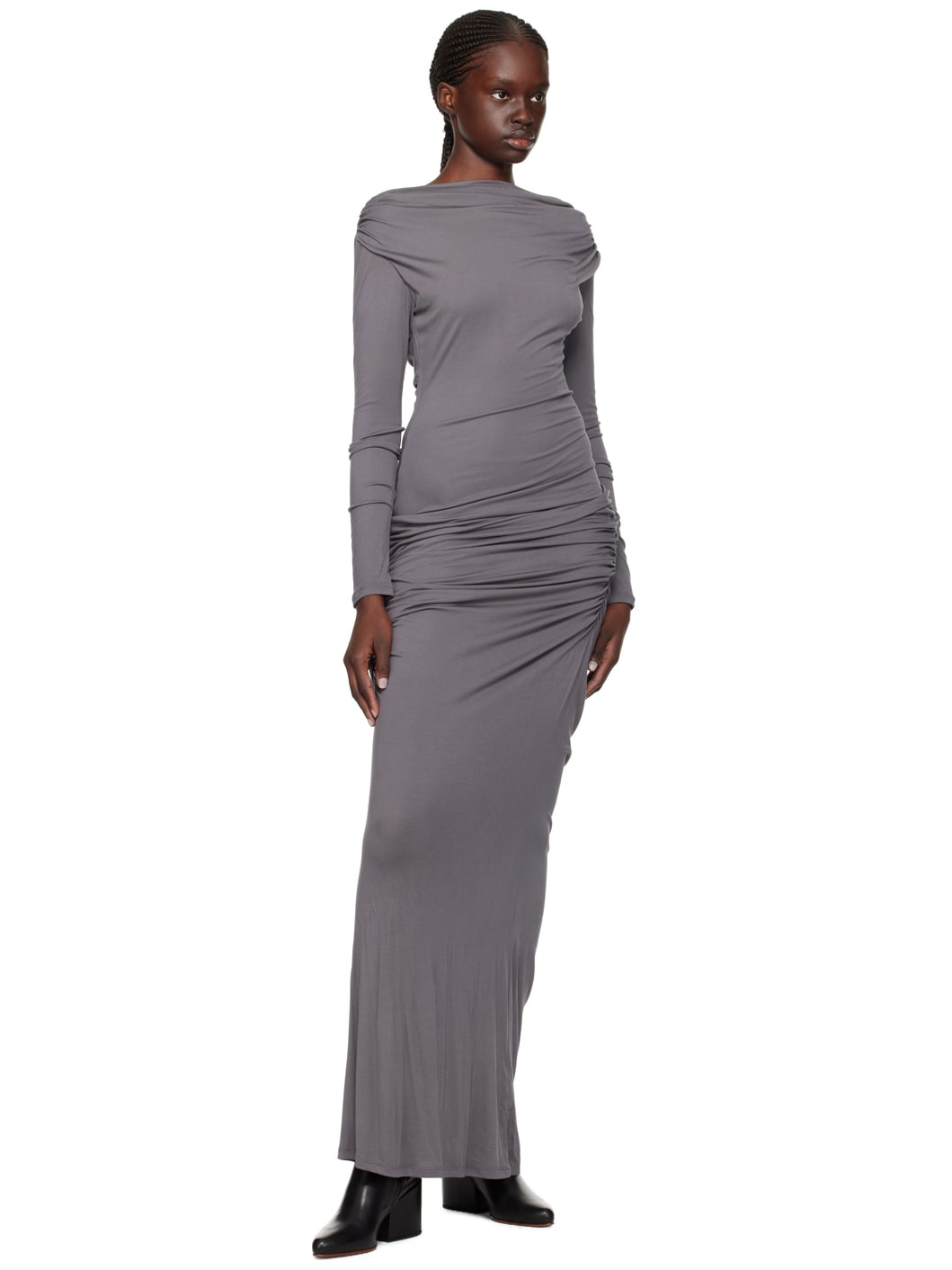 SSENSE Exclusive Gray Maxi Dress - 4