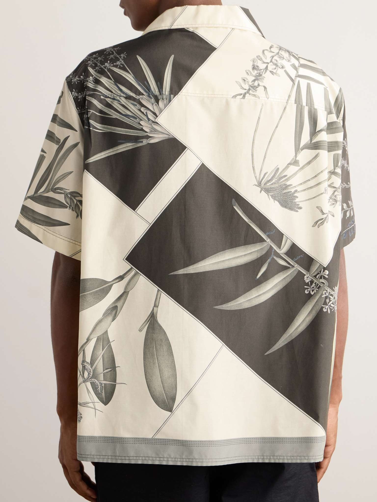 + Paula's Ibiza Convertible-Collar Floral-Print Cotton and Silk-Blend Shirt - 3