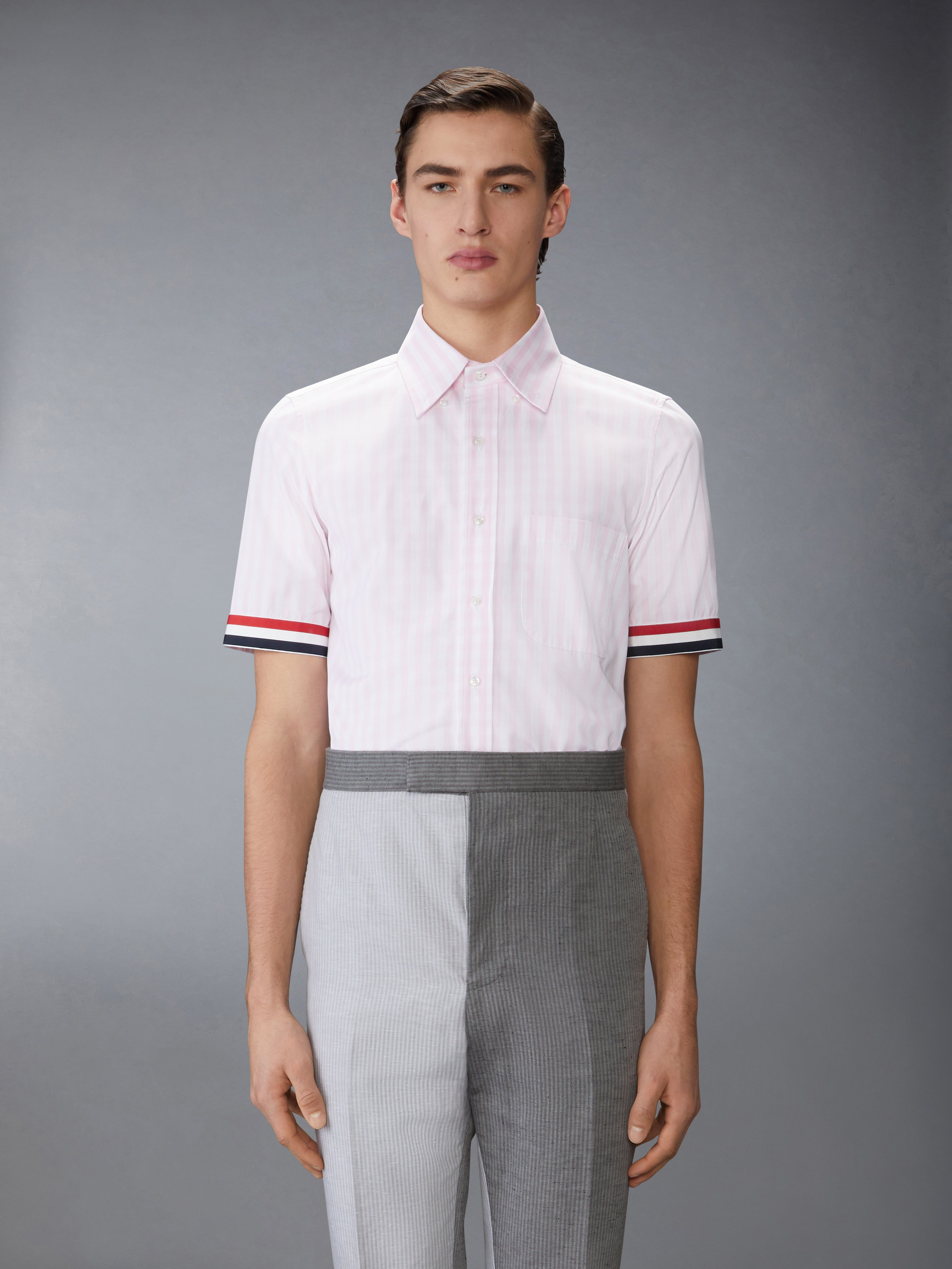 GINGHAM CHECK POPLIN SHORT SLEEVE SHIRT - 2