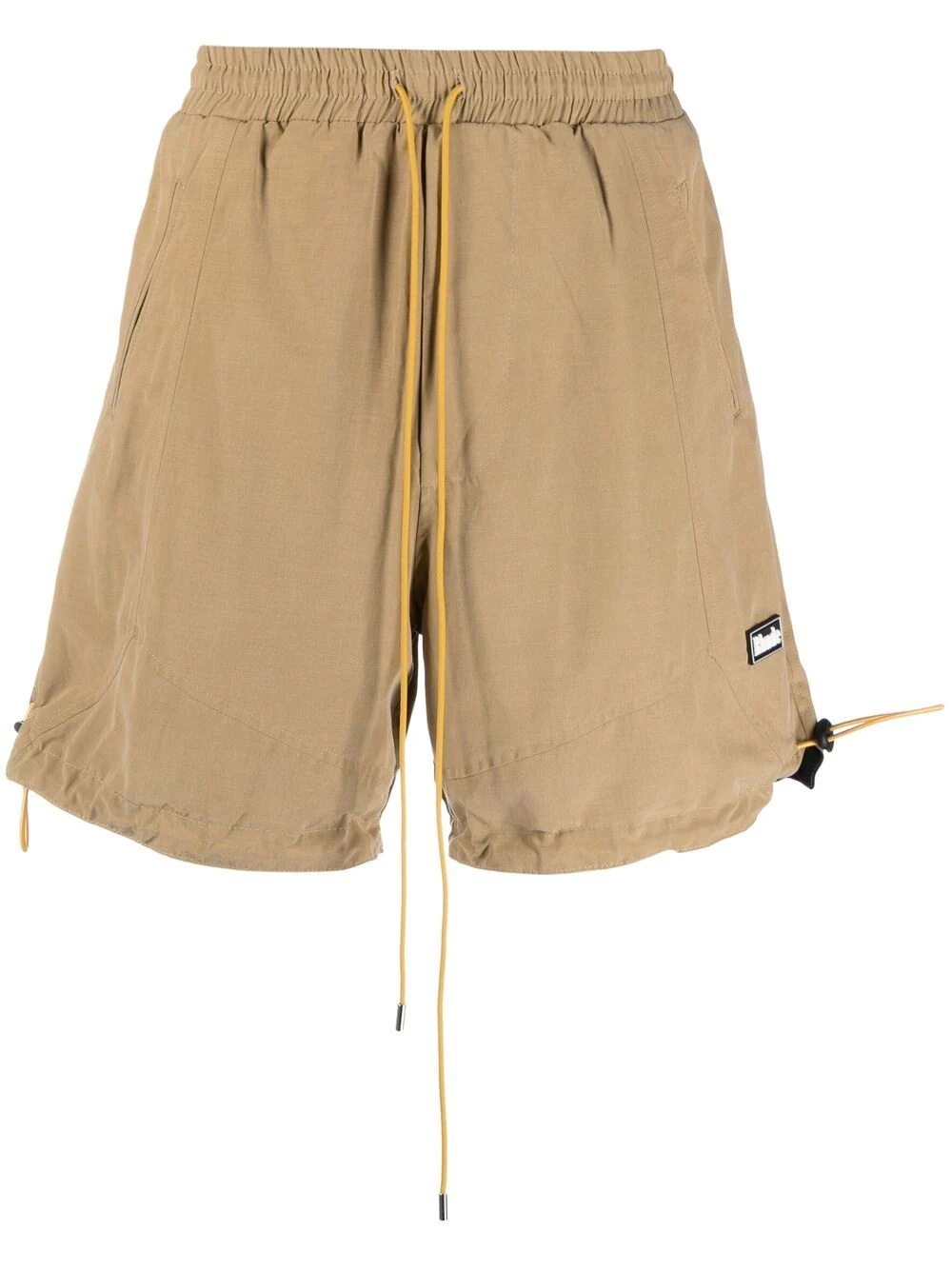 drawstring waist shorts - 1