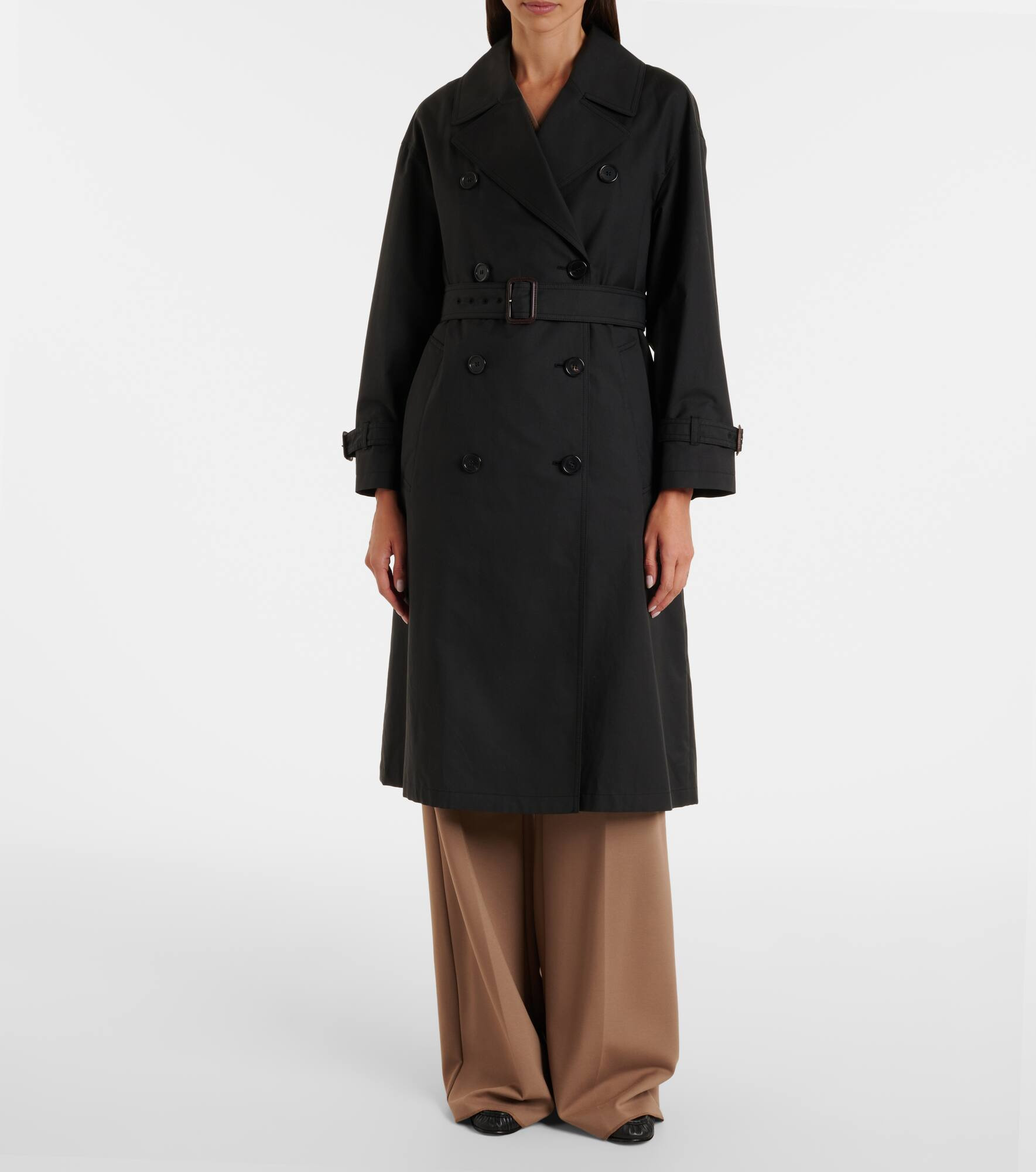 Fiorito cotton-blend twill trench coat - 6