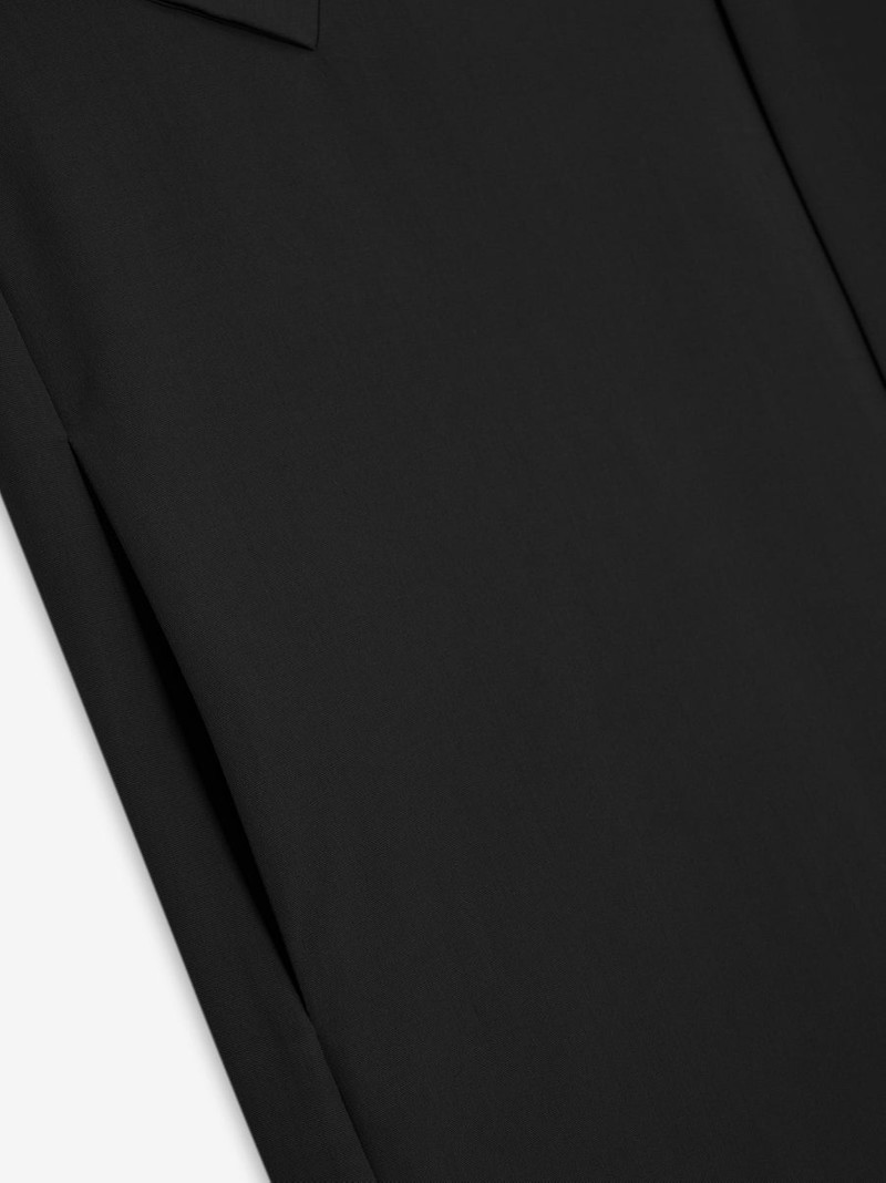 Wool Crepe 3/4 Length Trench 4