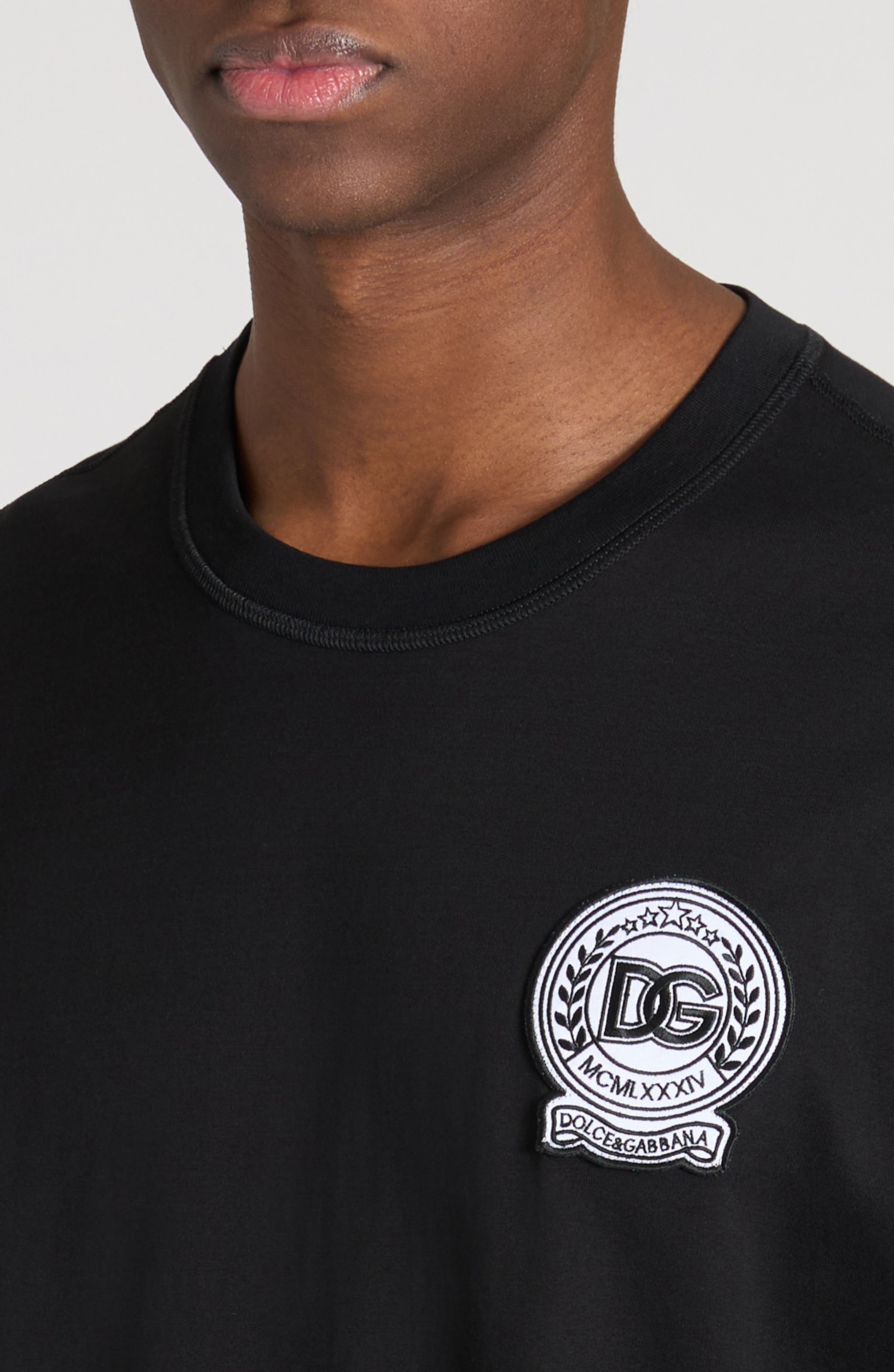 Embroidered Logo Patch T-Shirt - 5