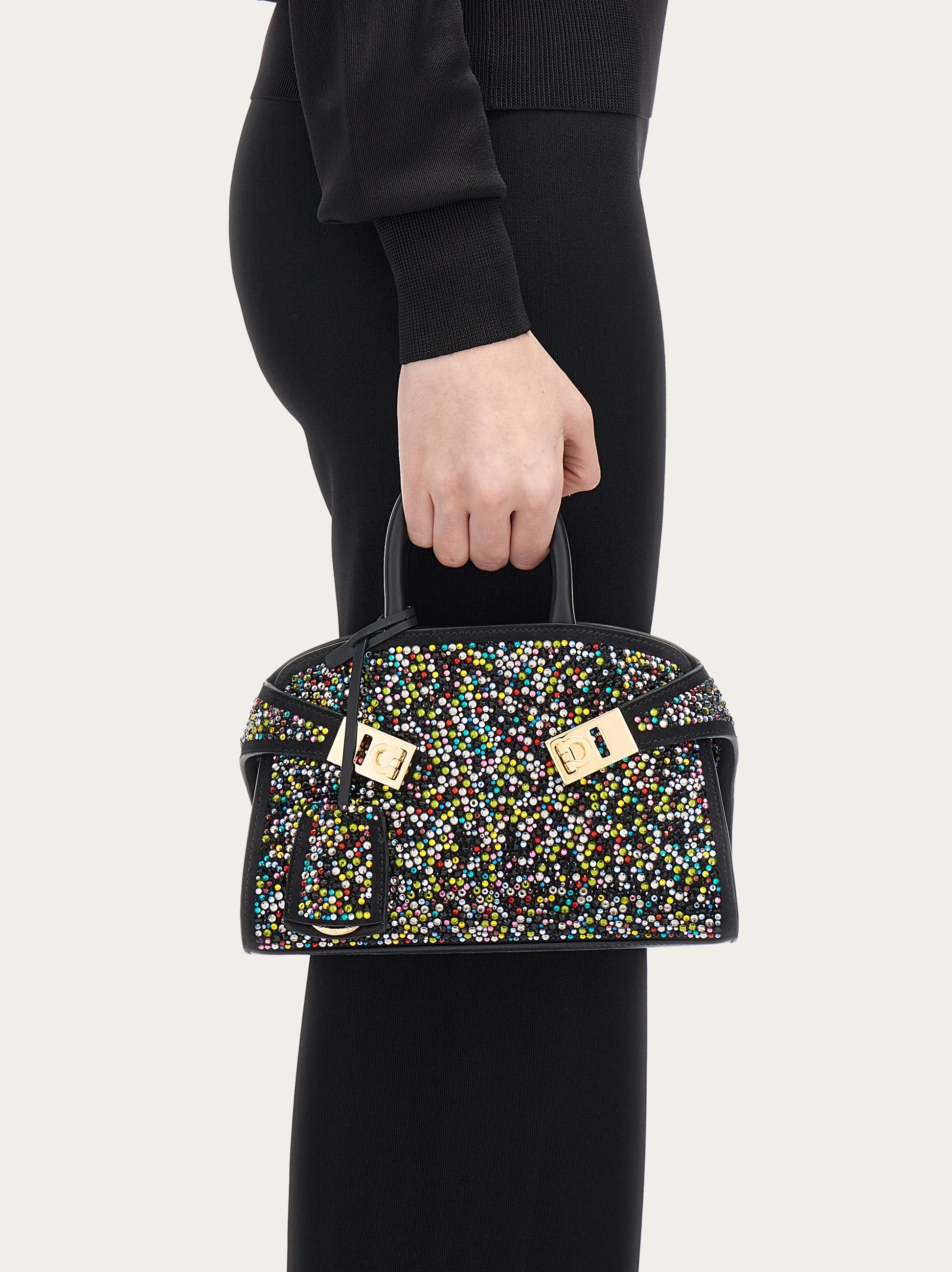 Hug handbag with crystals (S) - 3
