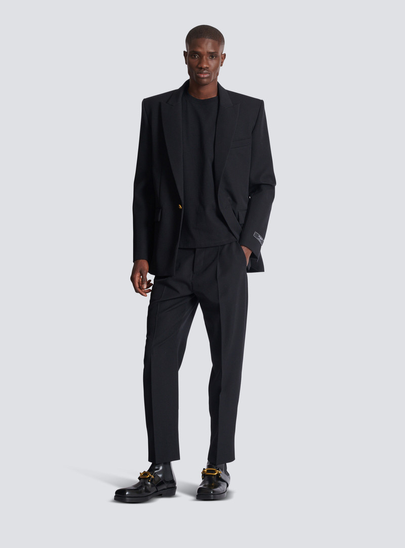 Balmain T-shirt with vintage gel Balmain logo outlook