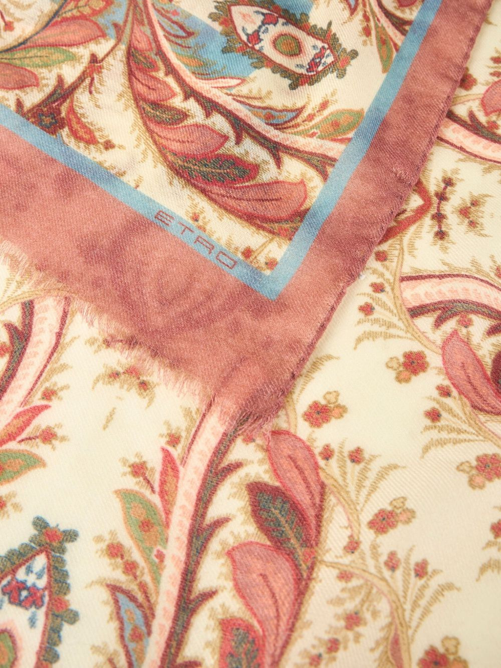 paisley-print scarf - 2