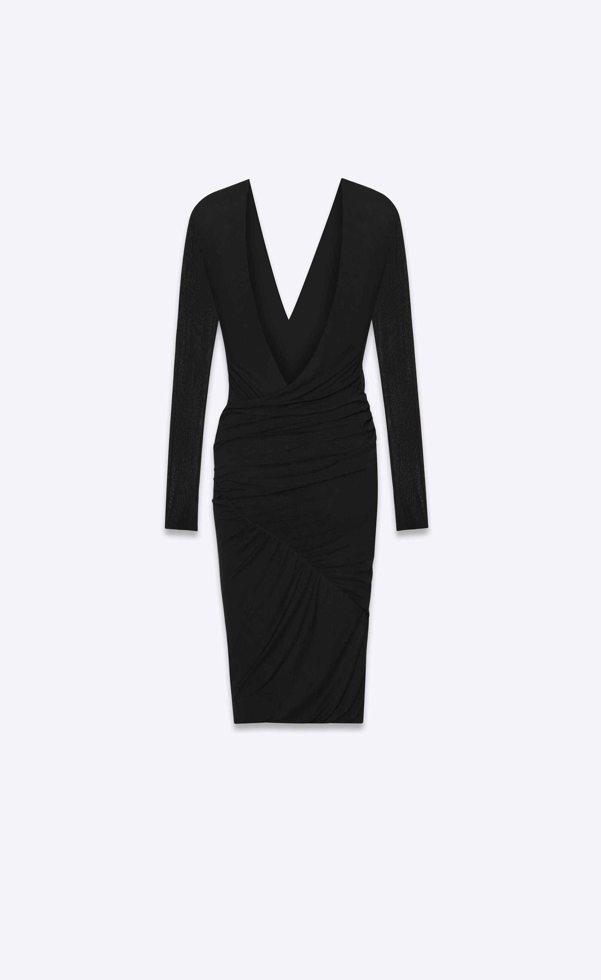 ysl cut out dress Denim Annie Shirt Dress Solid Black
