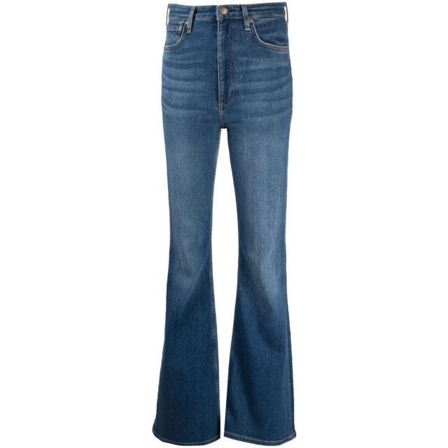 High-rise flared jeans - 1