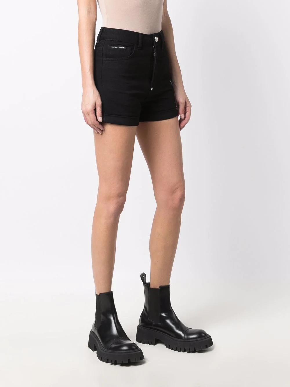 slim-cut hot shorts - 3