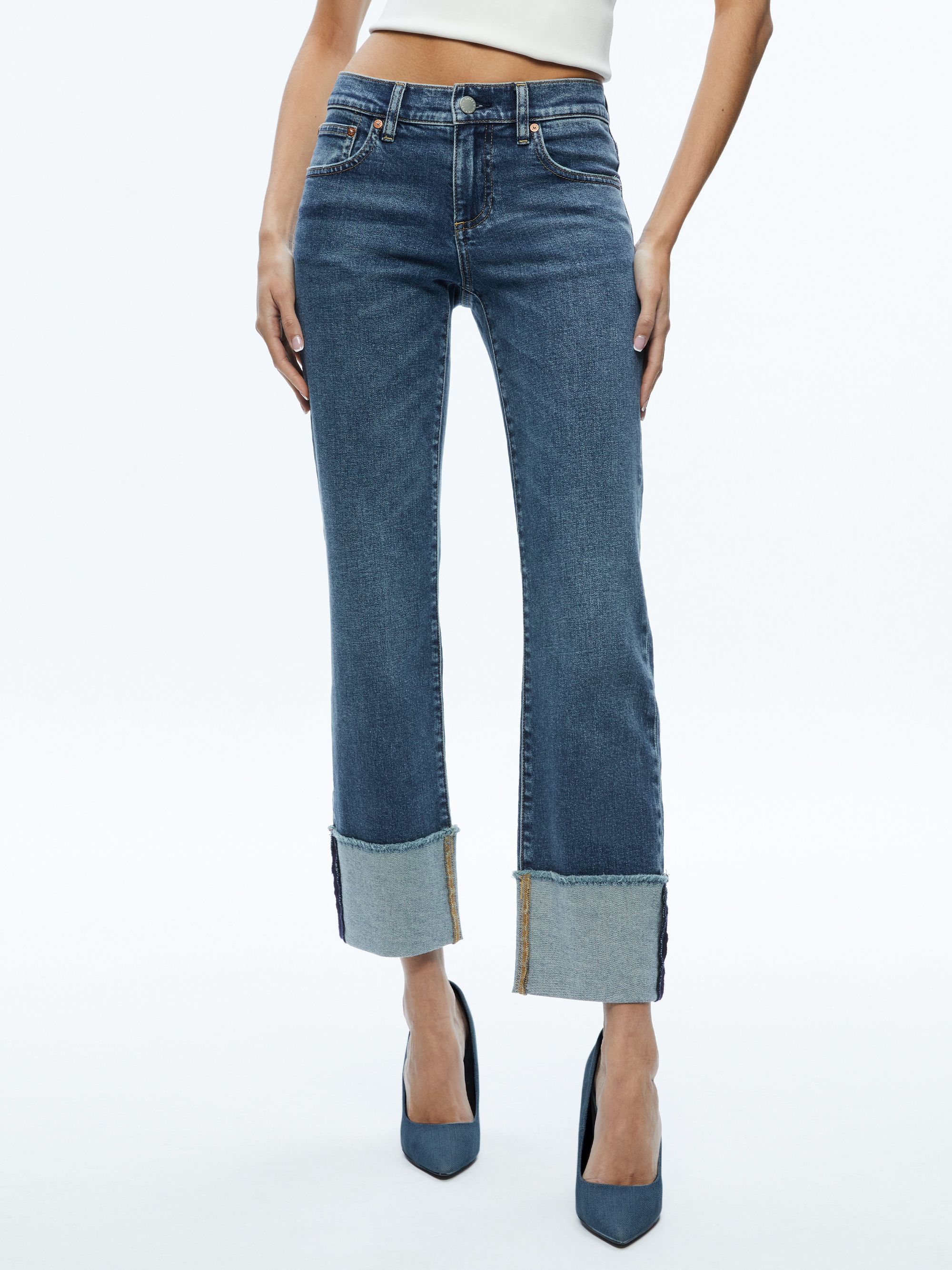 ABILENE LOW RISE CUFFED JEAN - 4