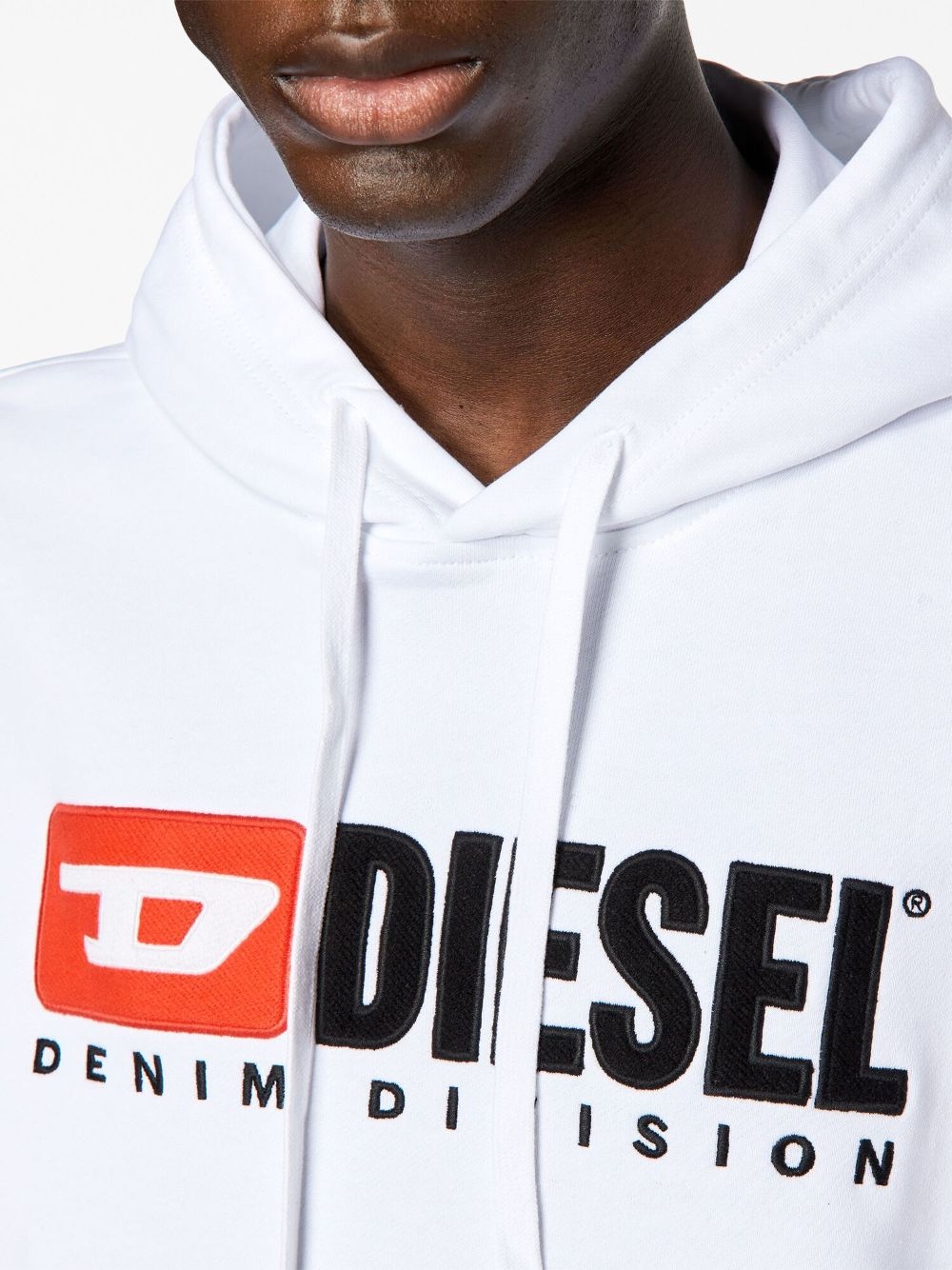 logo-patch cotton-blend hoodie - 4