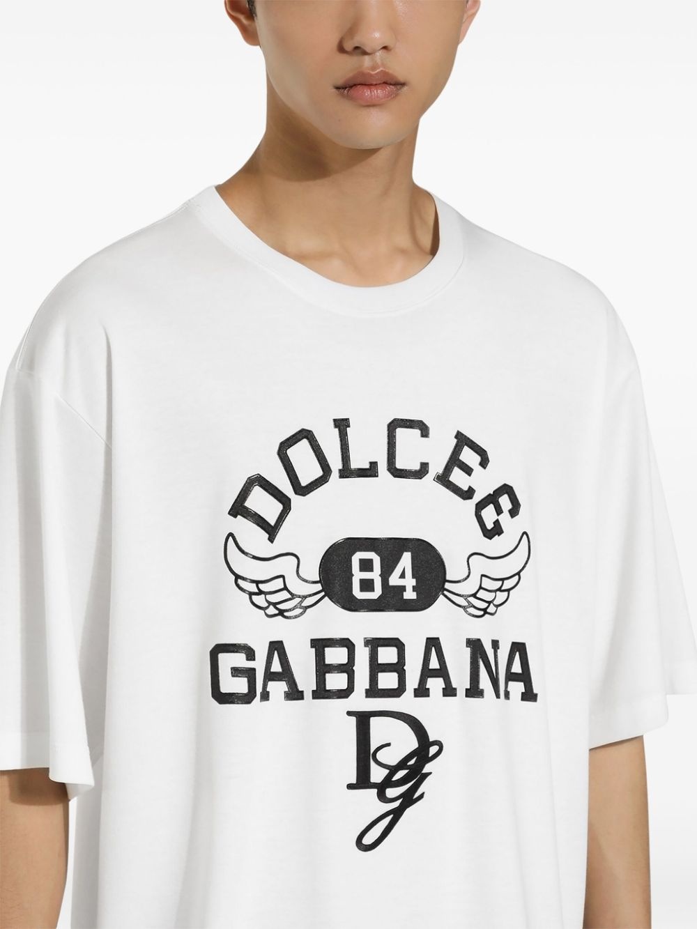 logo print t-shirt - 5