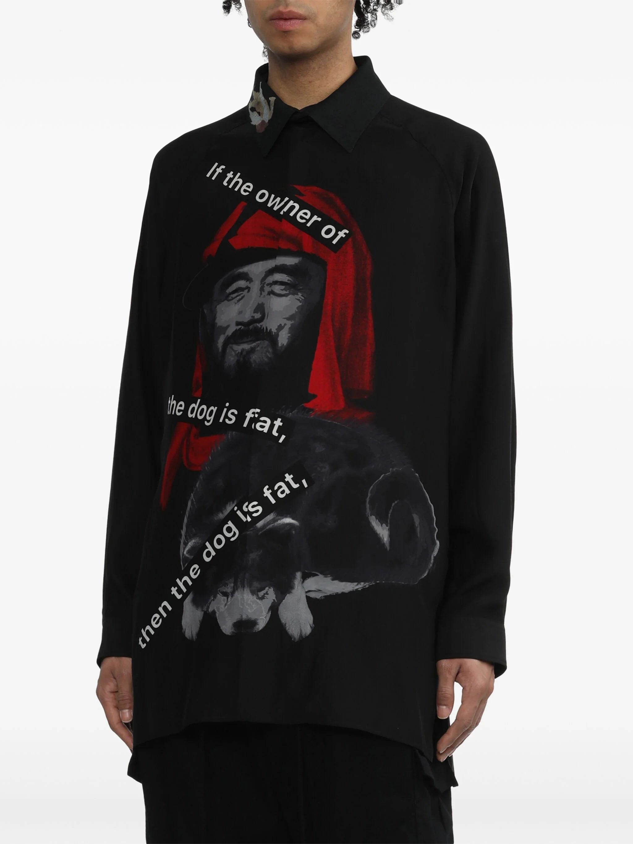 GRAPHIC-PRINT SILK SHIRT - 3