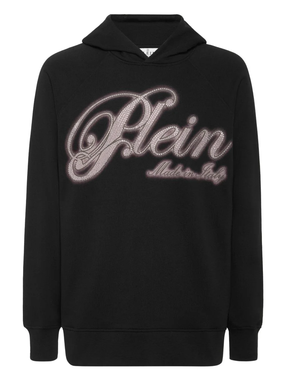 rhinestone-embellished hoodie - 1