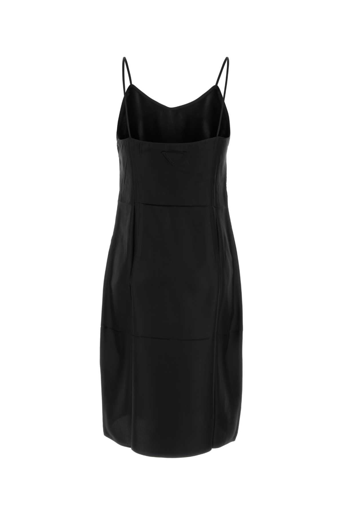 Prada Women Black Twill Dress - 2