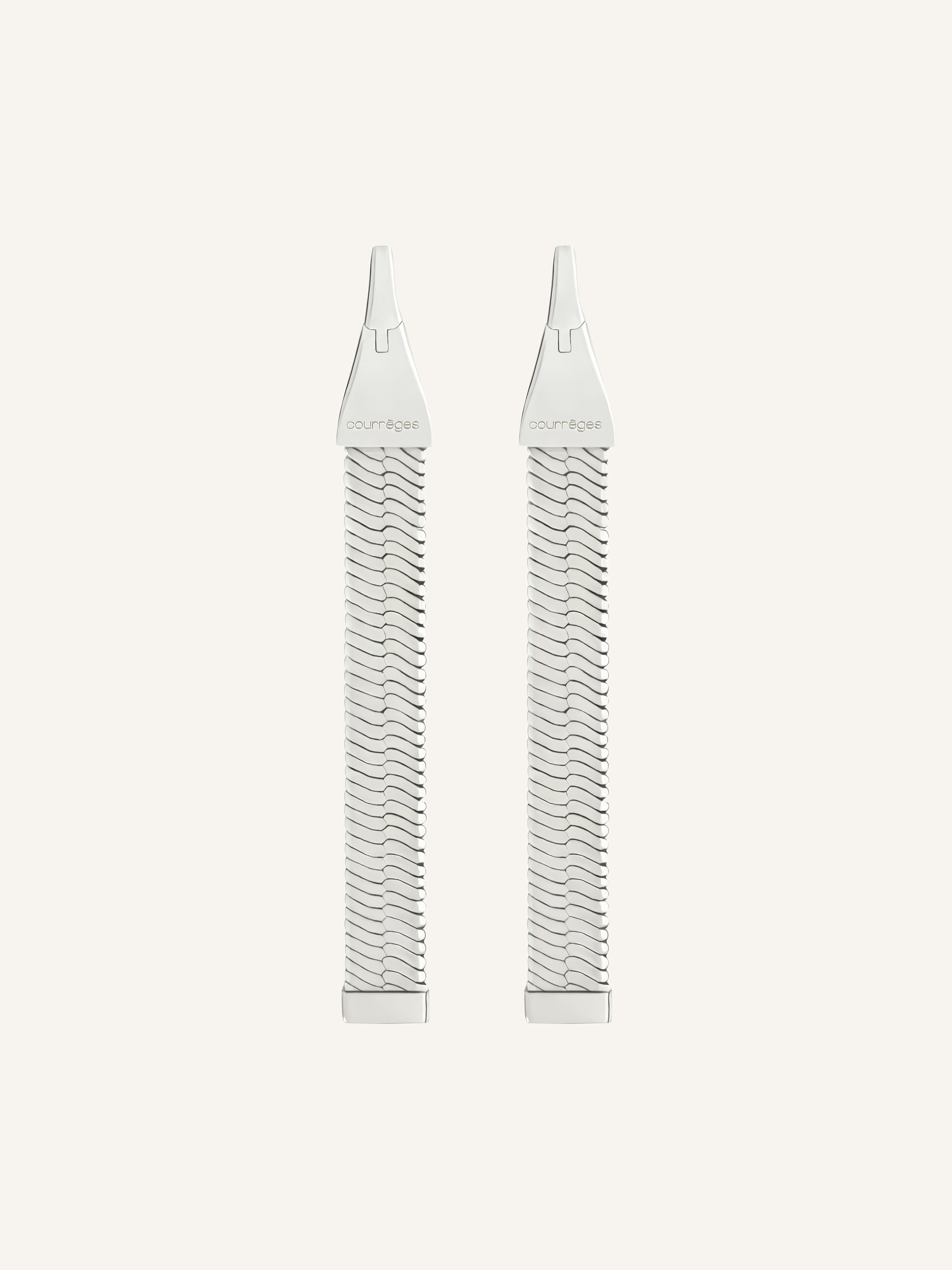 ONE SNAKE CHAIN EARRINGS - 3
