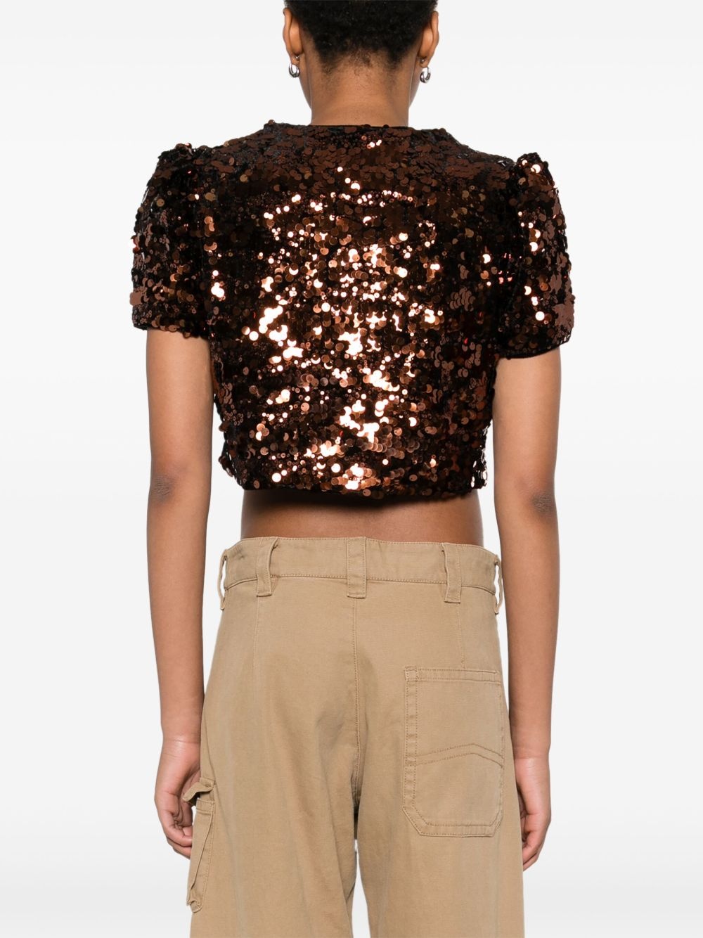 sequinned blouse - 4