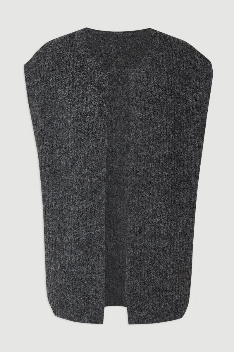 Plus Size Cosy Knit Waistcoat top 4