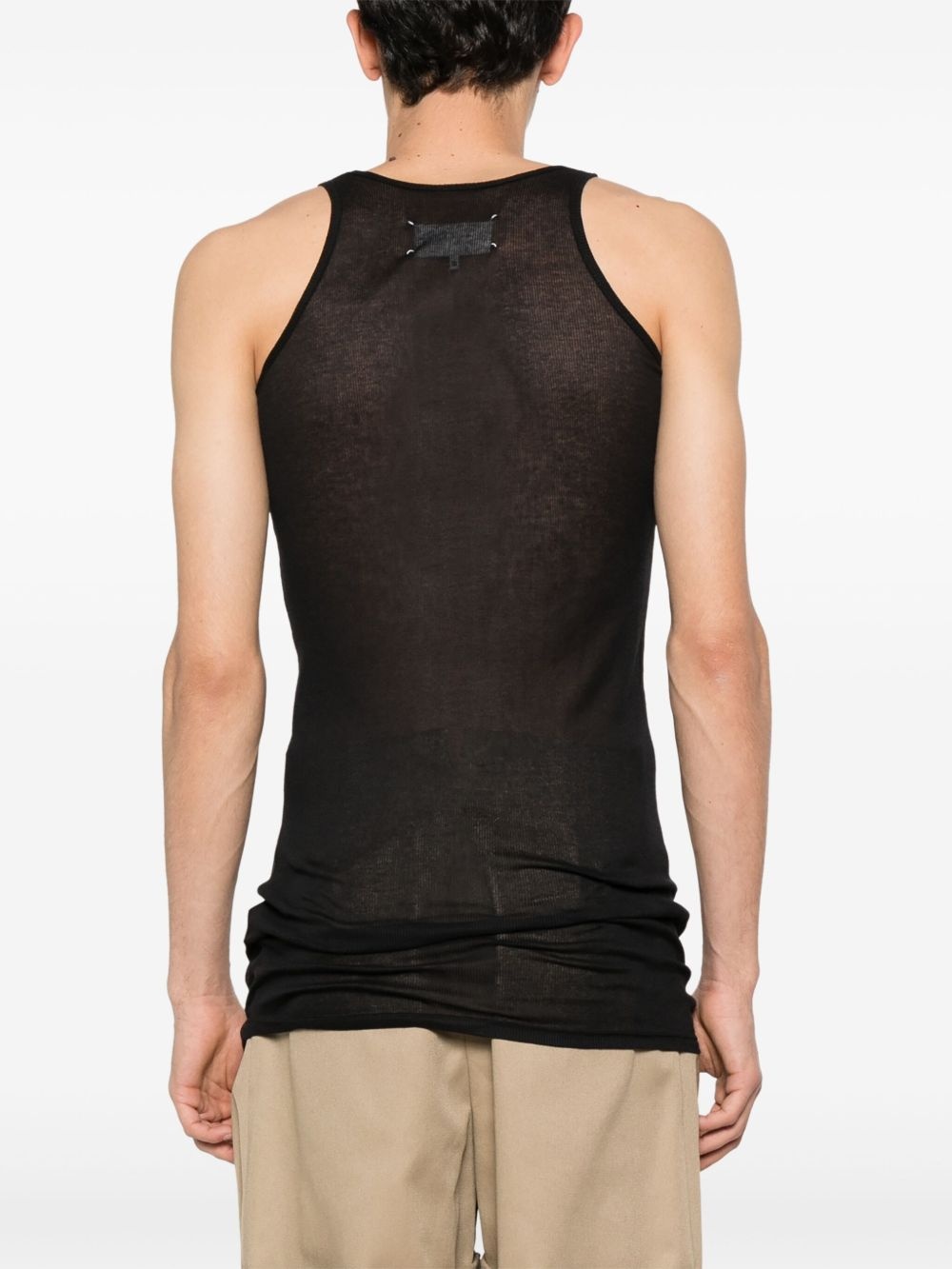 fine-ribbed tank top - 5