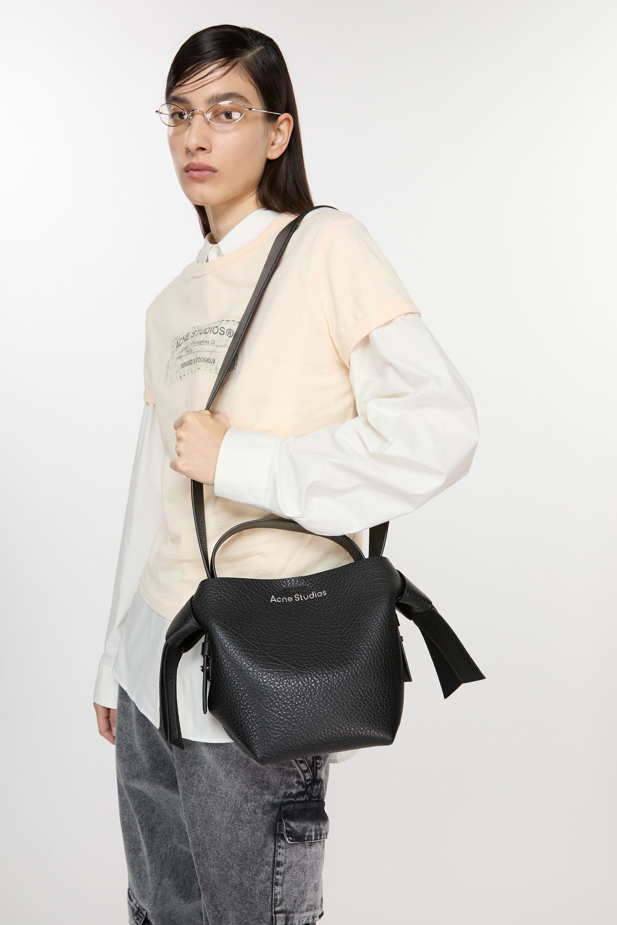 Musubi mini shoulder bag - Black - 2