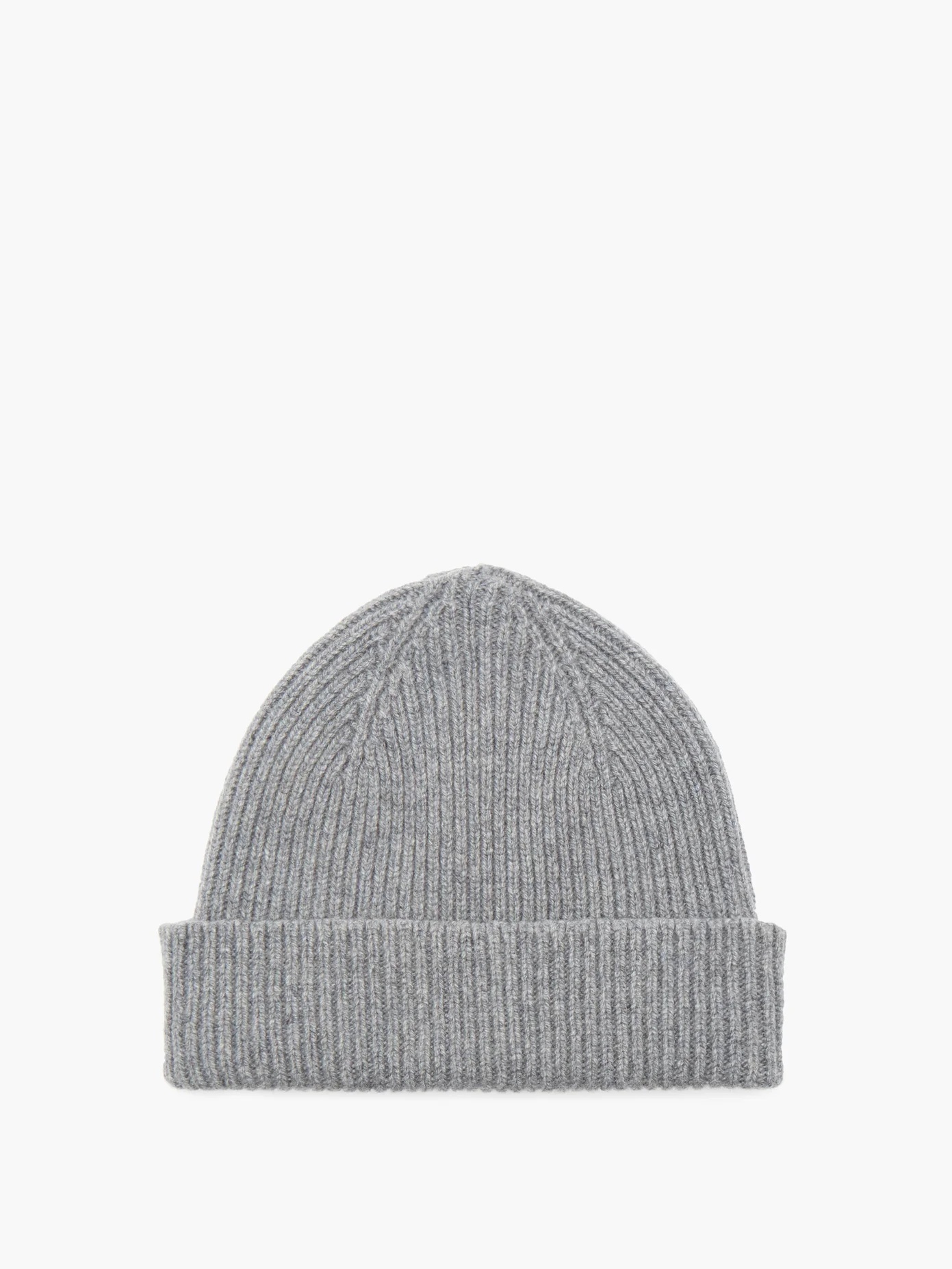 Ribbed-knit cashmere-blend beanie hat - 3