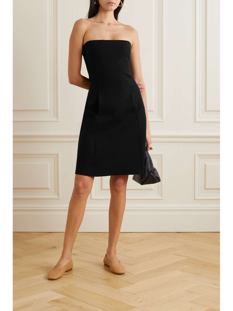 HIGH SPORT Nance strapless stretch-cotton mini dress outlook