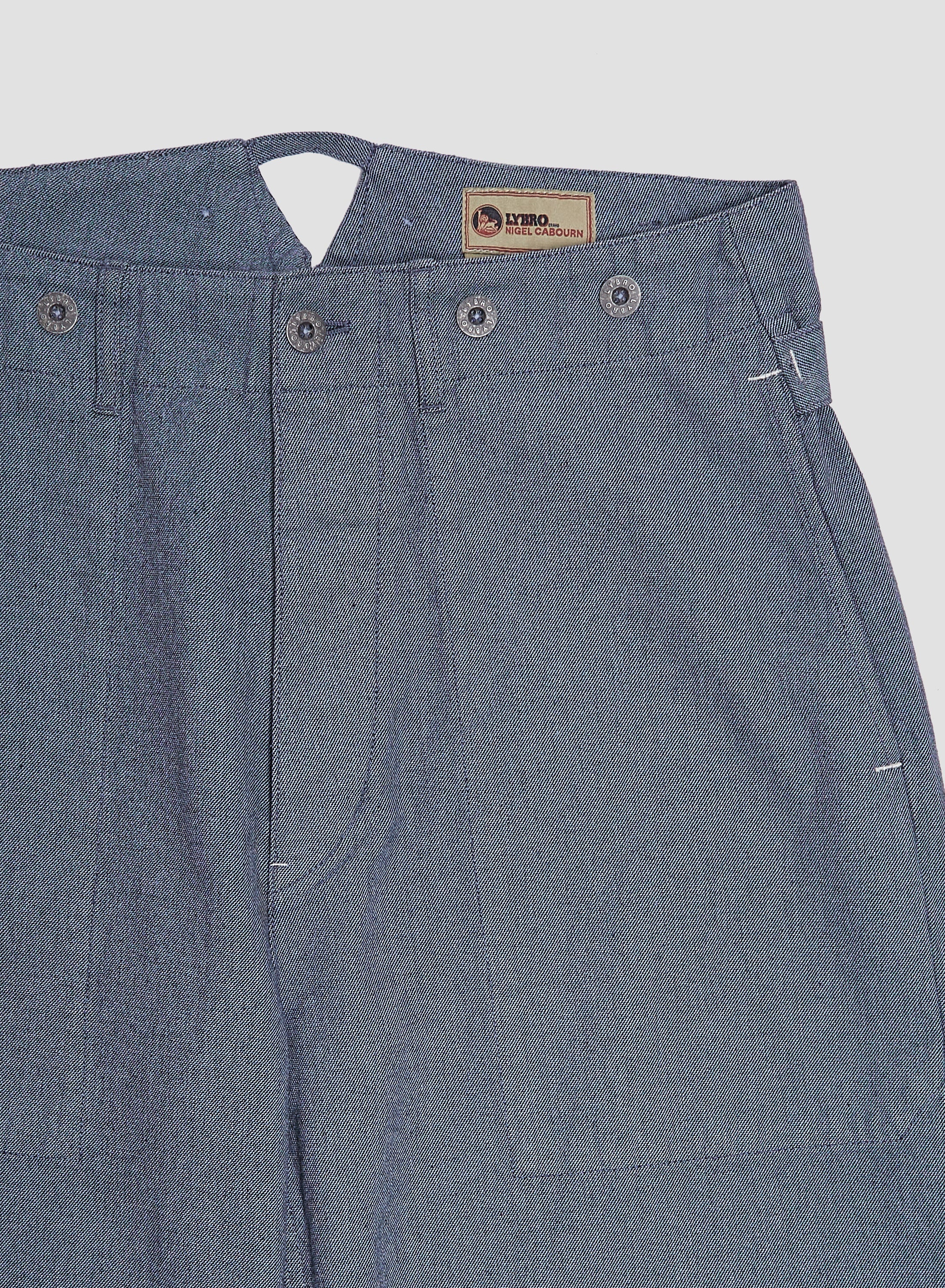 New Workwear Pant Broken Twill in Washed Blue - 5