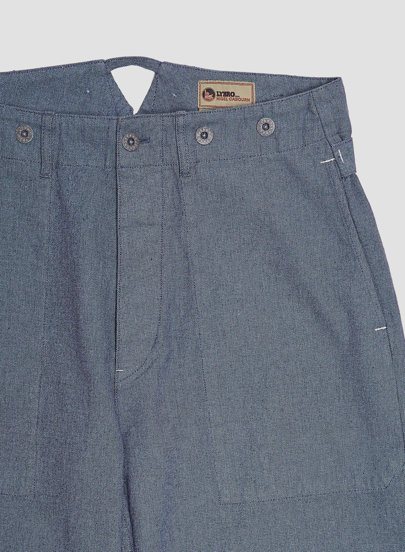 New Workwear Pant Broken Twill in Washed Blue 5