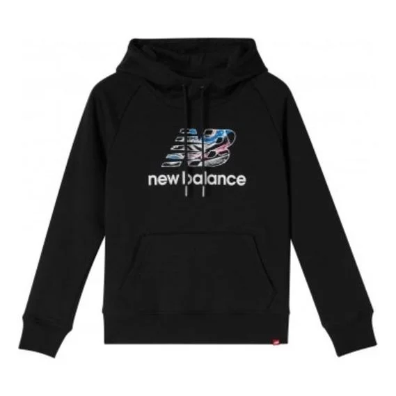(WMNS) New Balance Logo Printing Black AWT93580-BK - 1