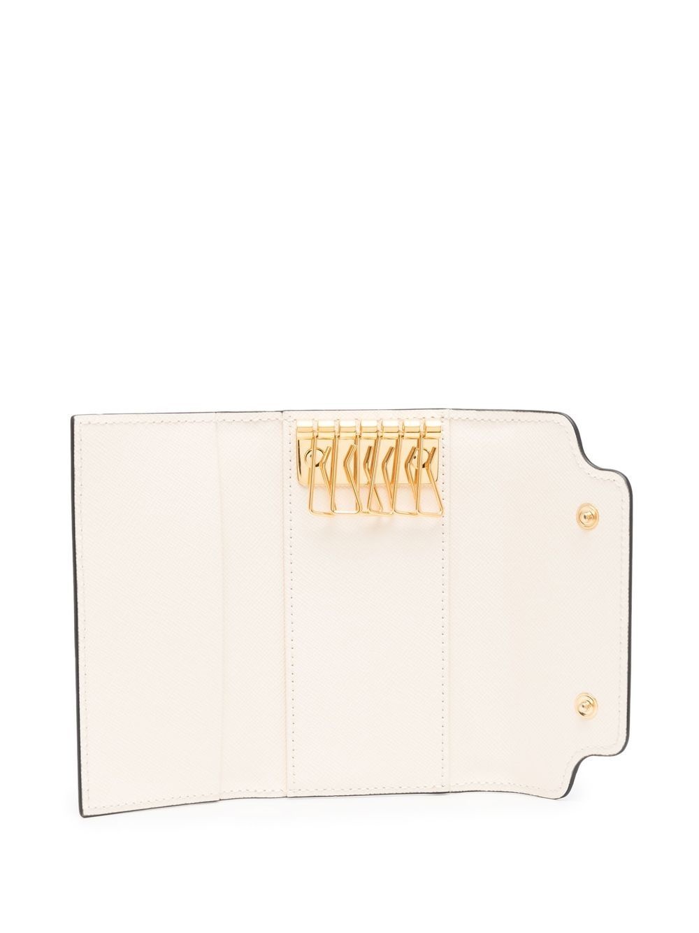 two-tone leather keyholder - 3