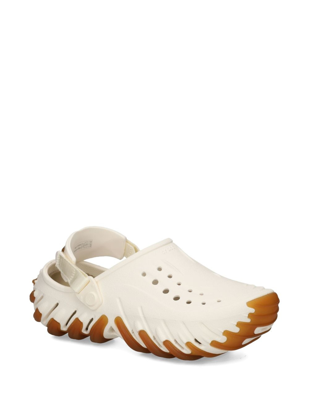 perforated backstrap clog sandals - 2