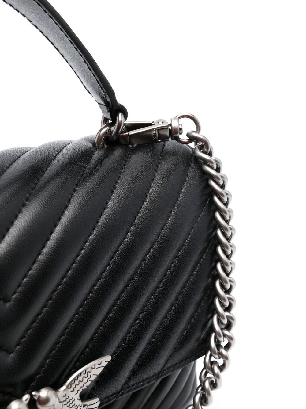 Love Lady chevron-quilted tote bag - 4