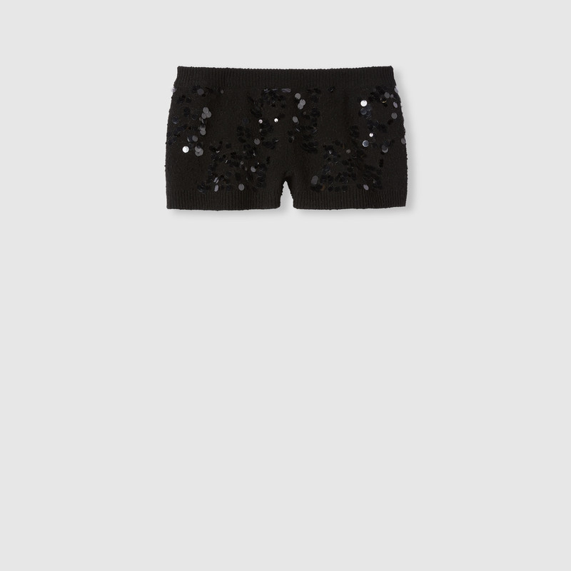Tweed blend shorts 1