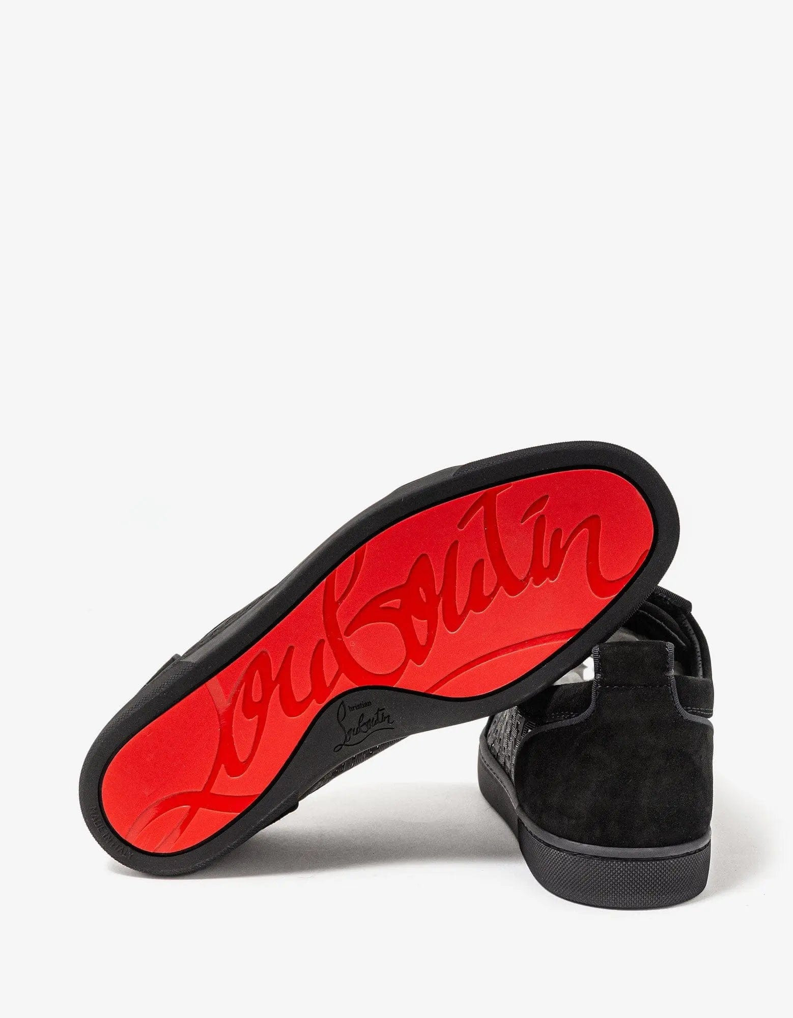 Christian Louboutin Rantulow Black Techno CL Trainers - 3