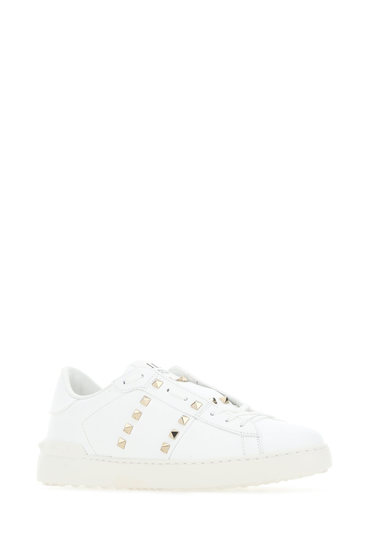 White leather Rockstud Untitled sneakers - 2
