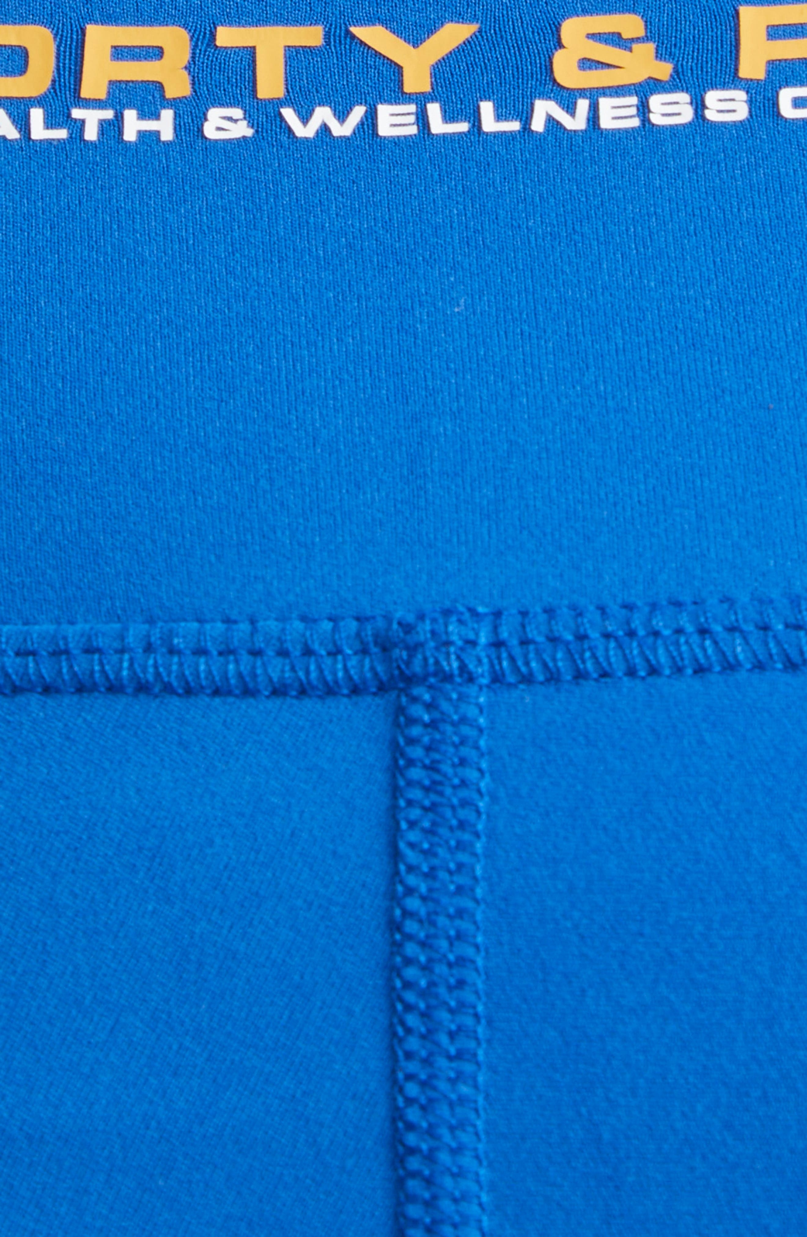 Sporty & Rich Bold Health Bike Shorts in Paris Blue at Nordstrom - 7