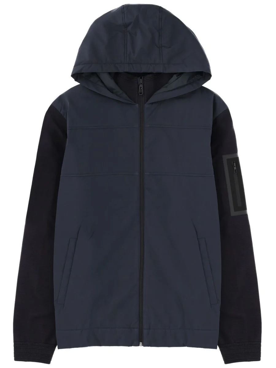 JACKET WITH HOOD AND ZIPPER - 1